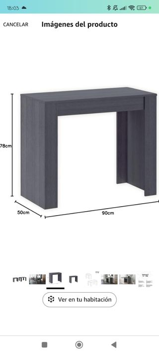 Mesa extensible 
