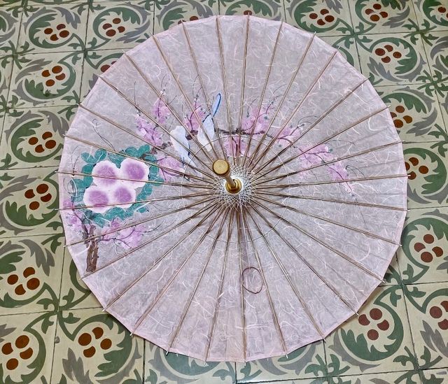 PARAGUAS PINTADO DE PAPEL PARAFINADO GRUESO