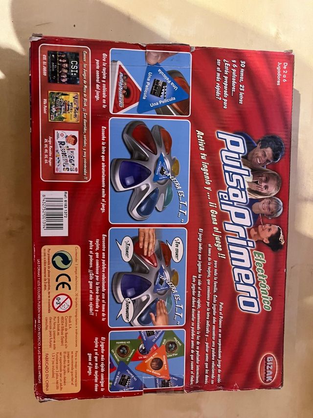 Pulsa el primero juego de mesa