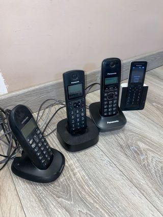 lote 4 Teléfonos Inalámbricos