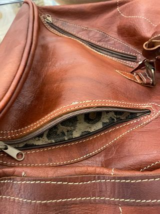 Mochila cuero grande 