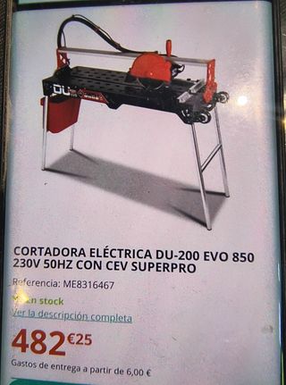Cortadora electrica