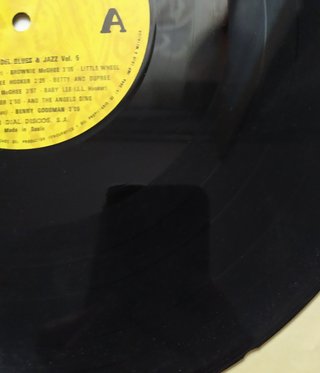 Lp Historia del Blues & Jazz, Vol. 5 - 1981