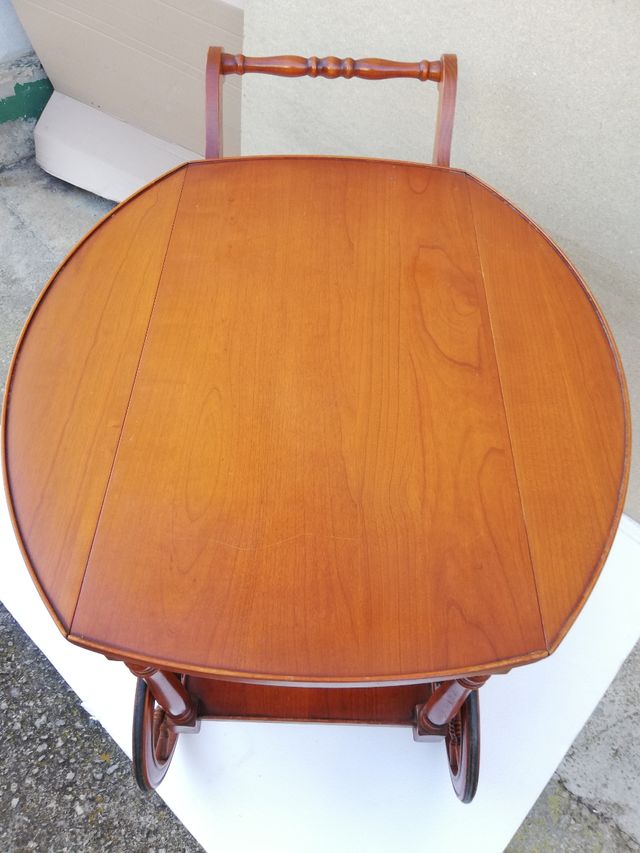 Camarera de madera plegable