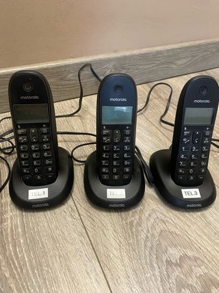 lote 3 Teléfonos Inalámbricos Motorola