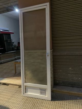 Puerta alumnio 2,8 x ancho 72cm