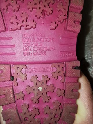 Scarponi neve Decathlon bimbo 24-26