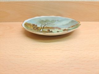 Coppia piattini decorativi di porcellana Limoges