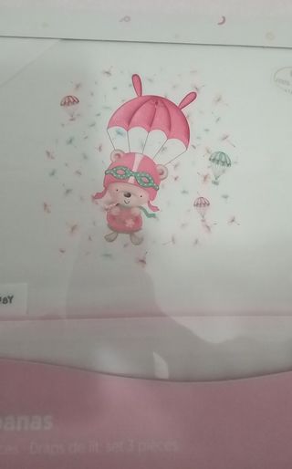 3 Lotes de 3 piezas- Juego sábanas Bebé