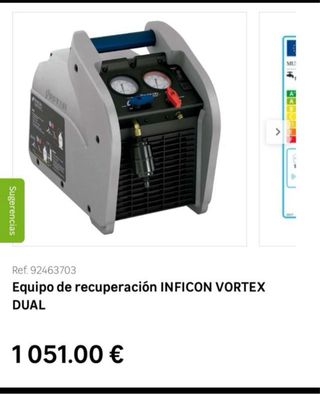 Equipo de recuperación INFICON VORTEX DUAL