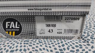 Zapatos de seguridad