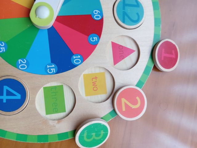 Reloj Madera Aprendizaje