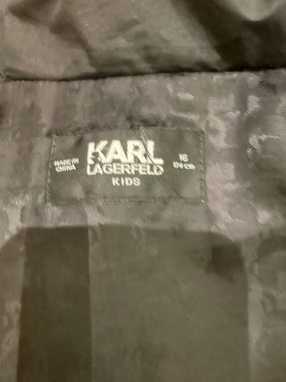 Anorak plumífero KARL LAGERFELD junior