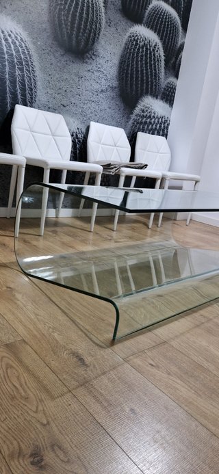 Mesa cristal templado
