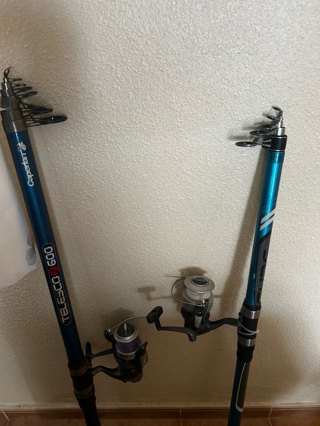 2 Cañas de pescar