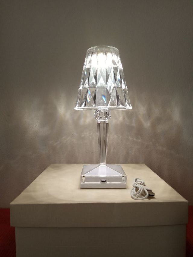 Lampada da tavolo Diamantata Ricaricabile