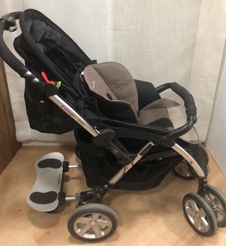 Cochecito con maxicosi y plataforma