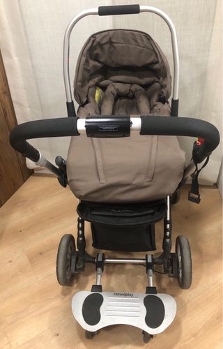 Cochecito con maxicosi y plataforma