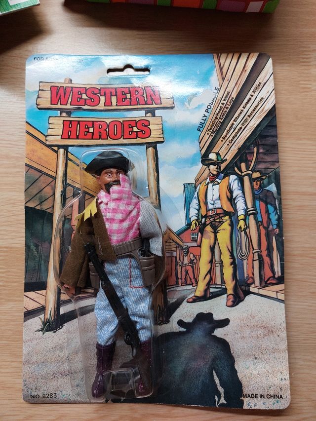 Figura acción del oeste