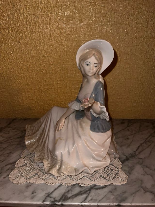 Pareja figuras de porcelana