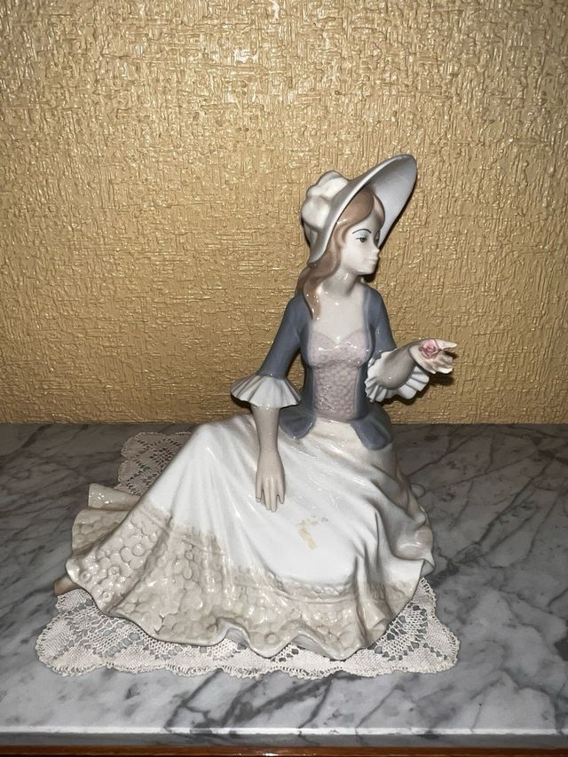 Pareja figuras de porcelana