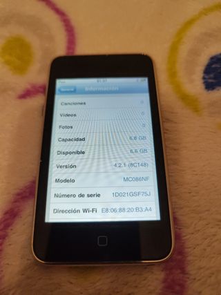 iPod 8gb 3 Generación