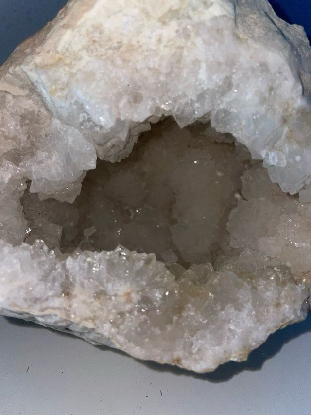 2 rocas de cuarzo blanco