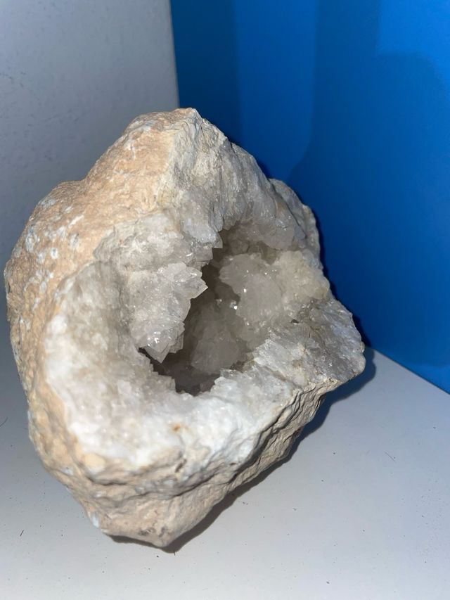 2 rocas de cuarzo blanco