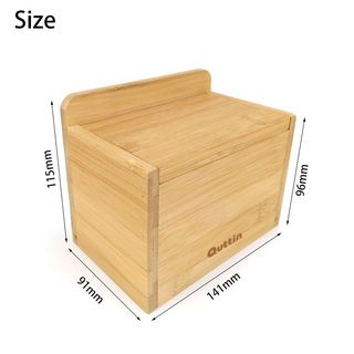 QUTTIN salero azucarero bambú con tapa