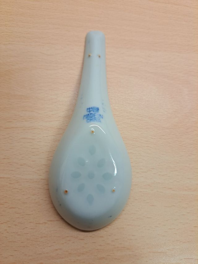 Porcellana cinese - 3 ciotole con 2 cucchiai