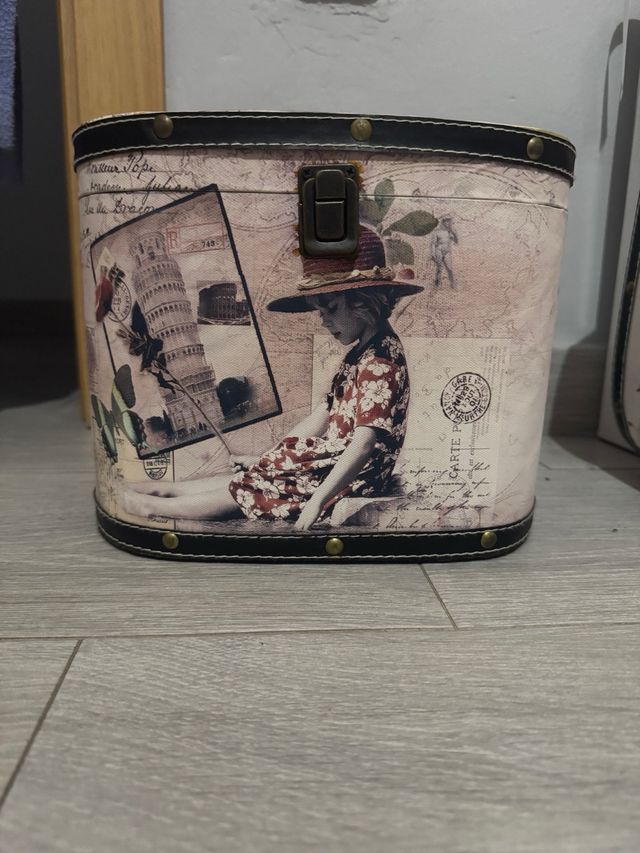 Caja baul almacenage vintag