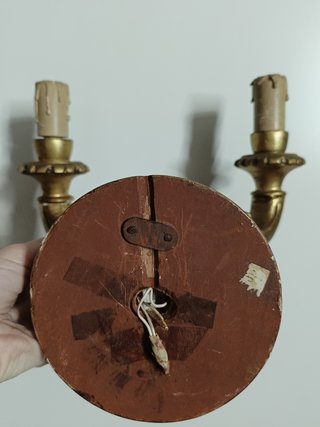 Applique vintage in legno