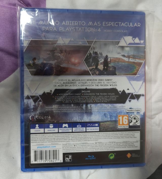 Horizon Zero Dawn Complete edition ps4