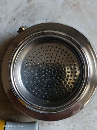 Moka in ceramica e inox 4 tazze