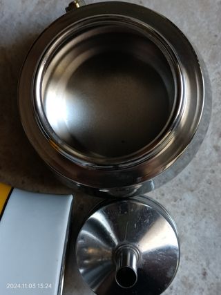 Moka in ceramica e inox 4 tazze