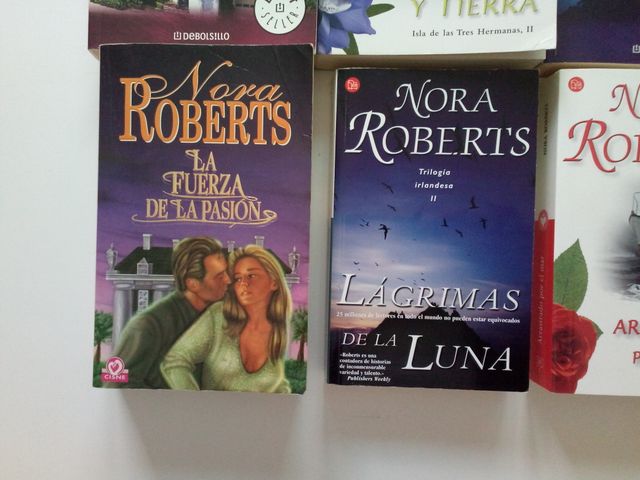 Lote de 8 libros de Nora Roberts