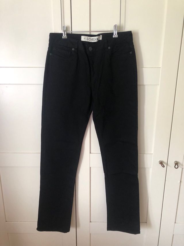 Loreak Mendian black 98%cotton Jeans 38/40/44