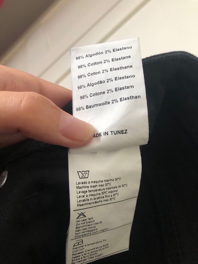 Loreak Mendian black 98%cotton Jeans 38/40/44