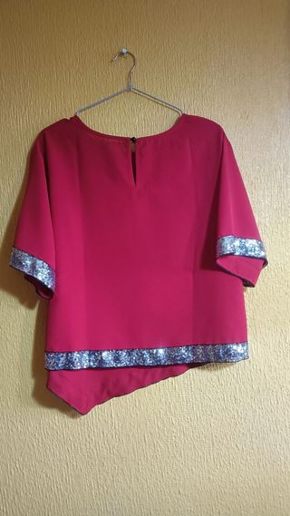 Blusa con lentejuelas 