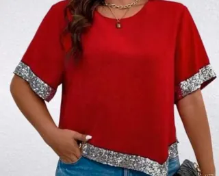 Blusa con lentejuelas