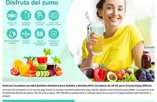 Batidora de Vaso Portáil · Nuevo a estrenar