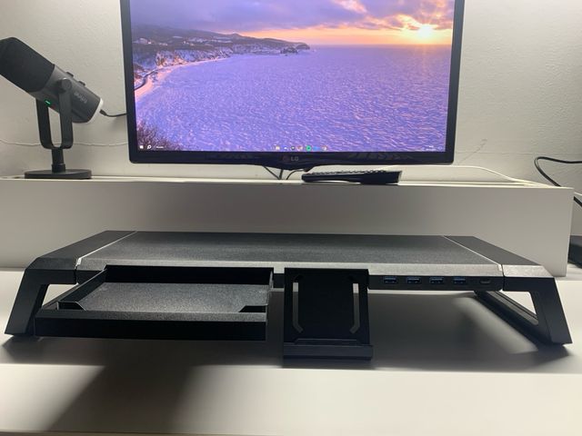 Soporte monitor escritorio gaming