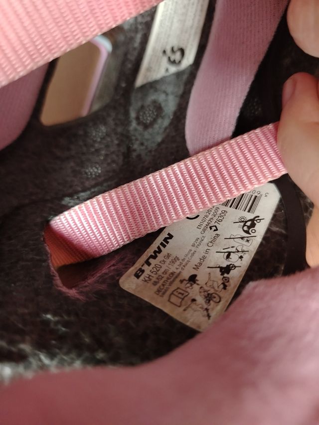 Casco bicicleta niña