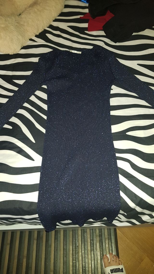 Vestido largo de punto sin usar