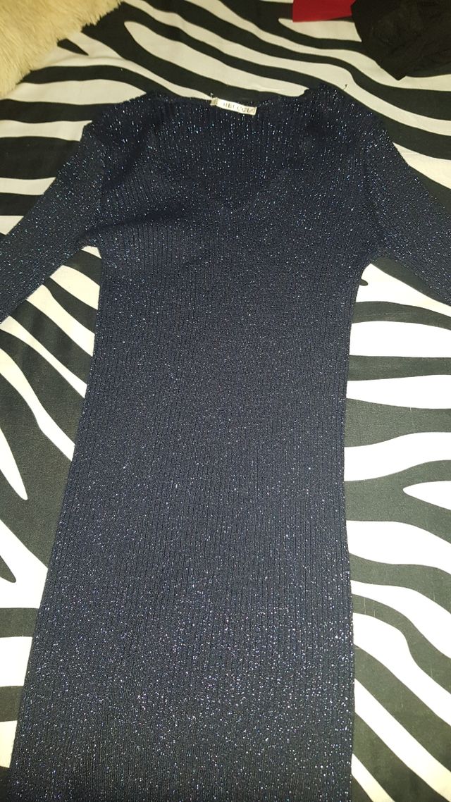 Vestido largo de punto sin usar