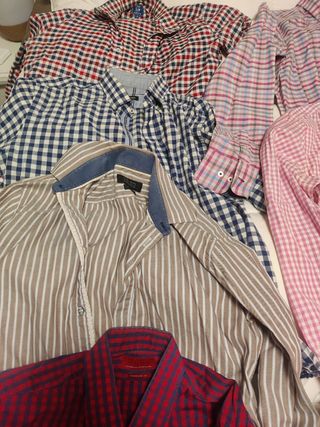 Lote 6 camisas, spagnolo, zara, solera
