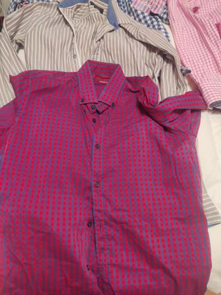 Lote 6 camisas, spagnolo, zara, solera