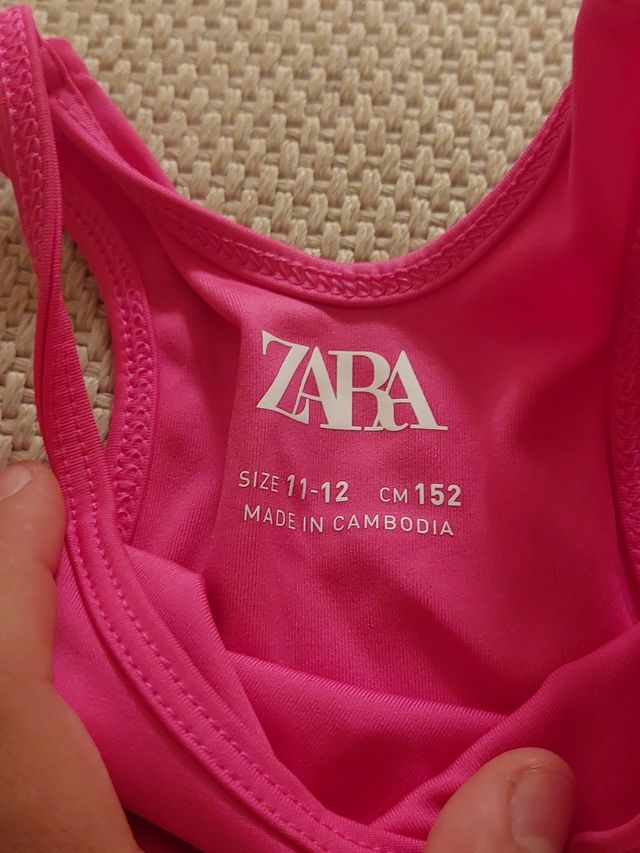 Top deportivo T.11-12 Rosa. ZARA