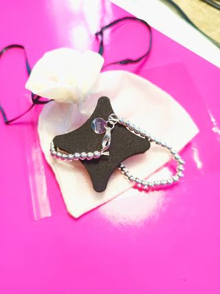 Pulsera plata bolas nueva 925