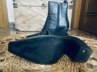 Botines de piel 